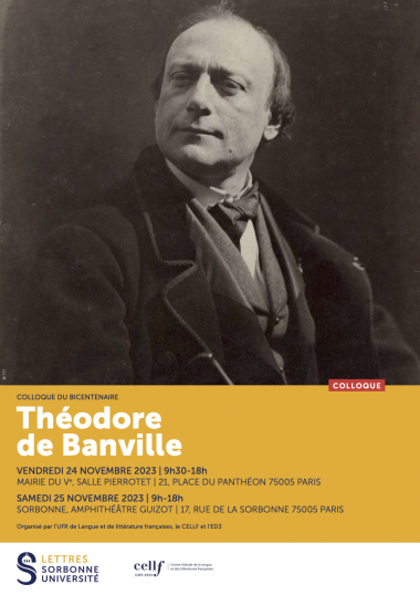 Affiche du Colloque pour le Bicentenaire de Théodore de Banville