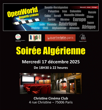 affiche de la "Soirée algérienne"