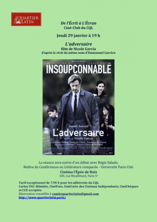 affiche du film avec Daniel Auteuil dans le rôle principal. 