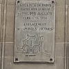 À la hauteur du 170 rue Saint Jacques, plaque signalant l’emplacement de la porte Saint Jacques.